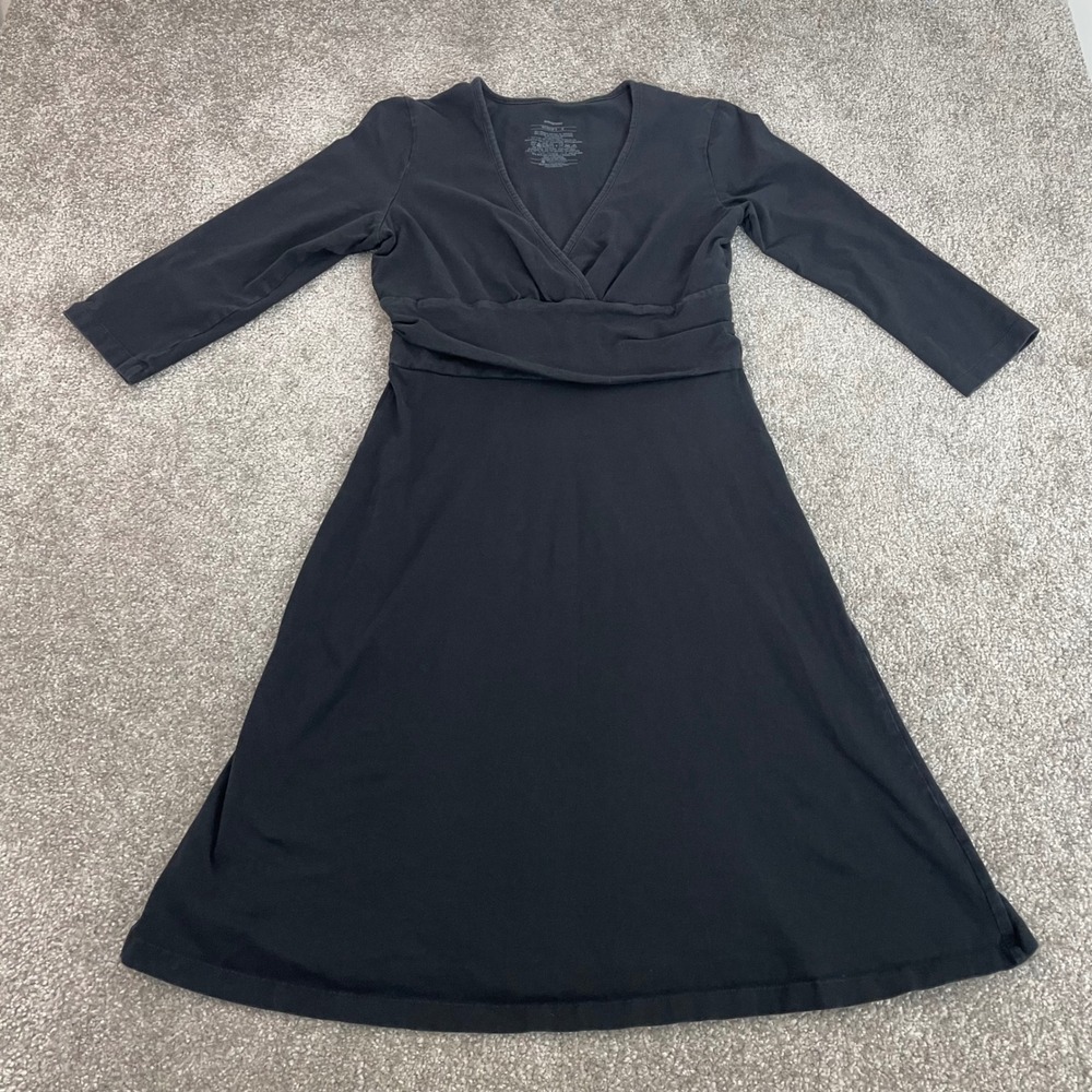 Patagonia Dress Womens Small Margot Organic Cotton V Neck Empire Waist A Line